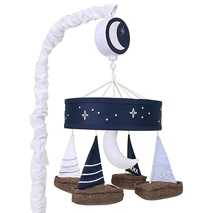Goodnight Moon Musical Baby Crib Mobile Soother Toy - Stars/Clouds