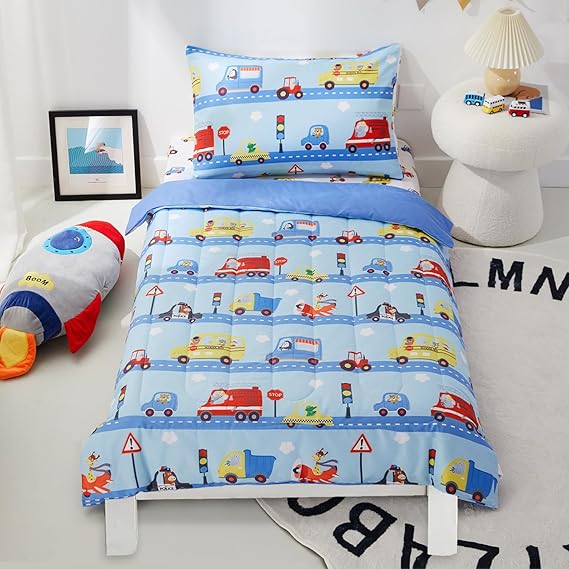 Piece Toddler Bedding Set, Includes 1 Flat Sheet