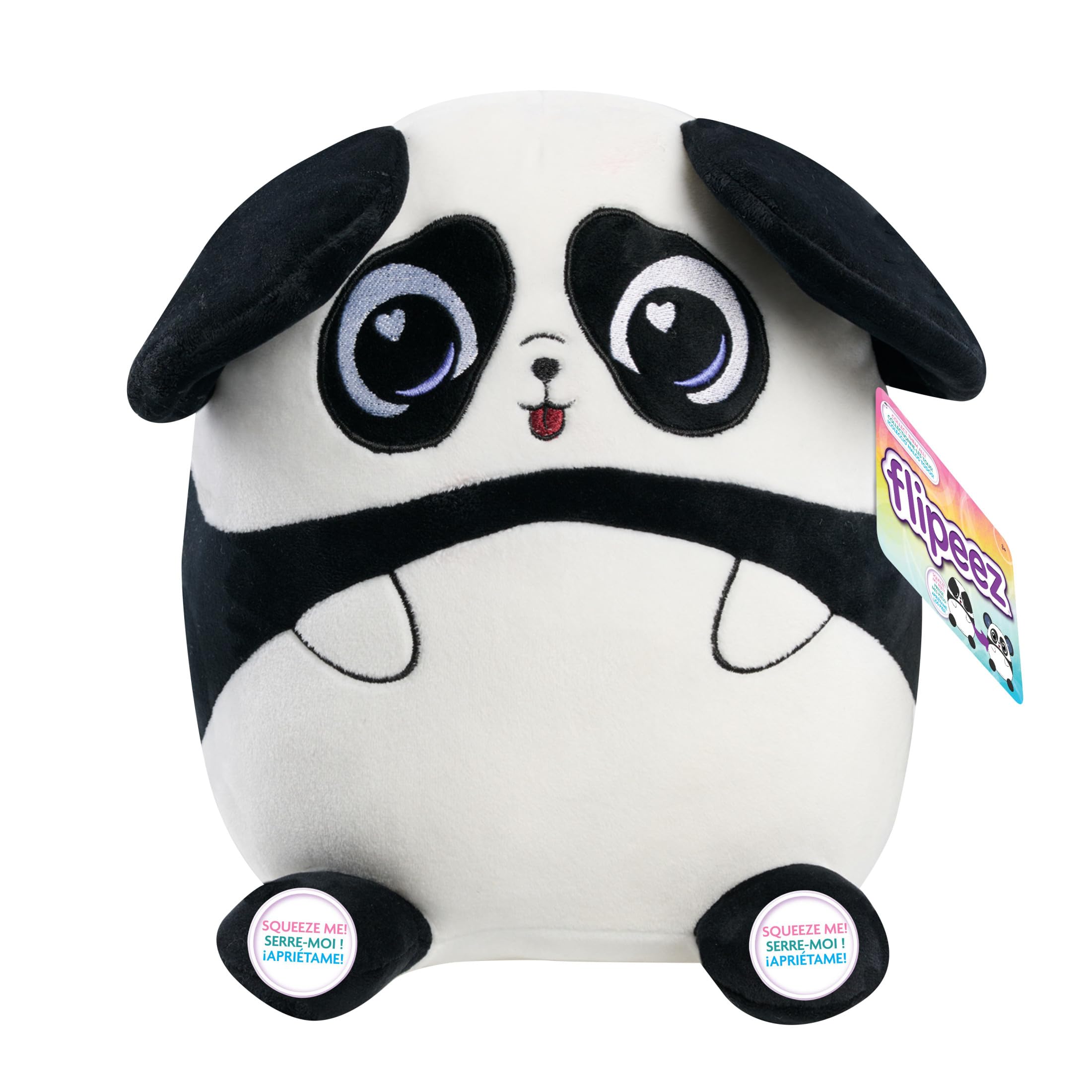 Flipeez Large Plush Jane, Panda, Ages 3 and up