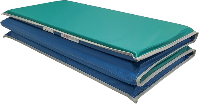 Heavy-Duty Nap Mat, Blue/Teal Vinyl Kids mat (2 inch)