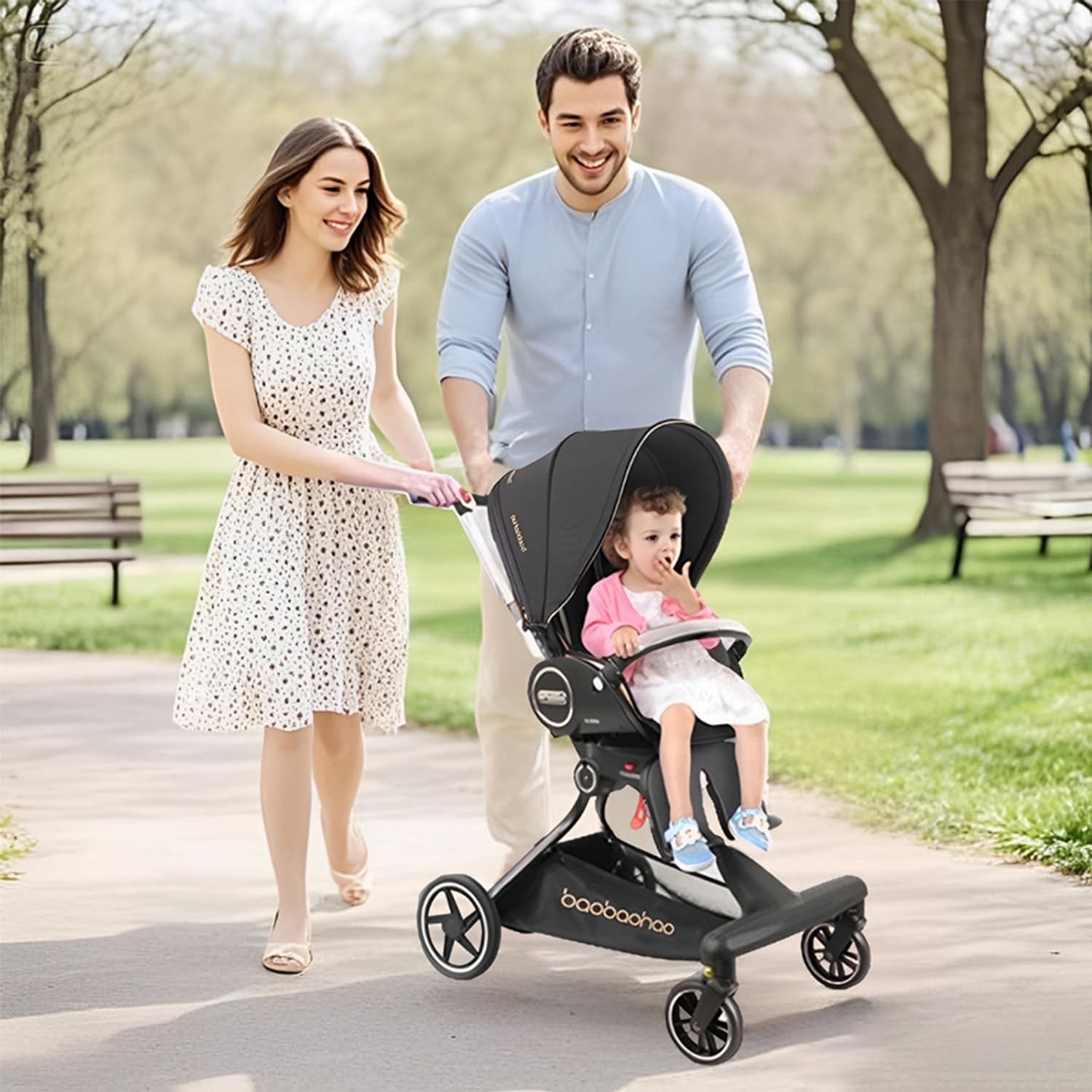 Baby Stroller Lightweight,High Landscape 360°Rotable,Ergonomic