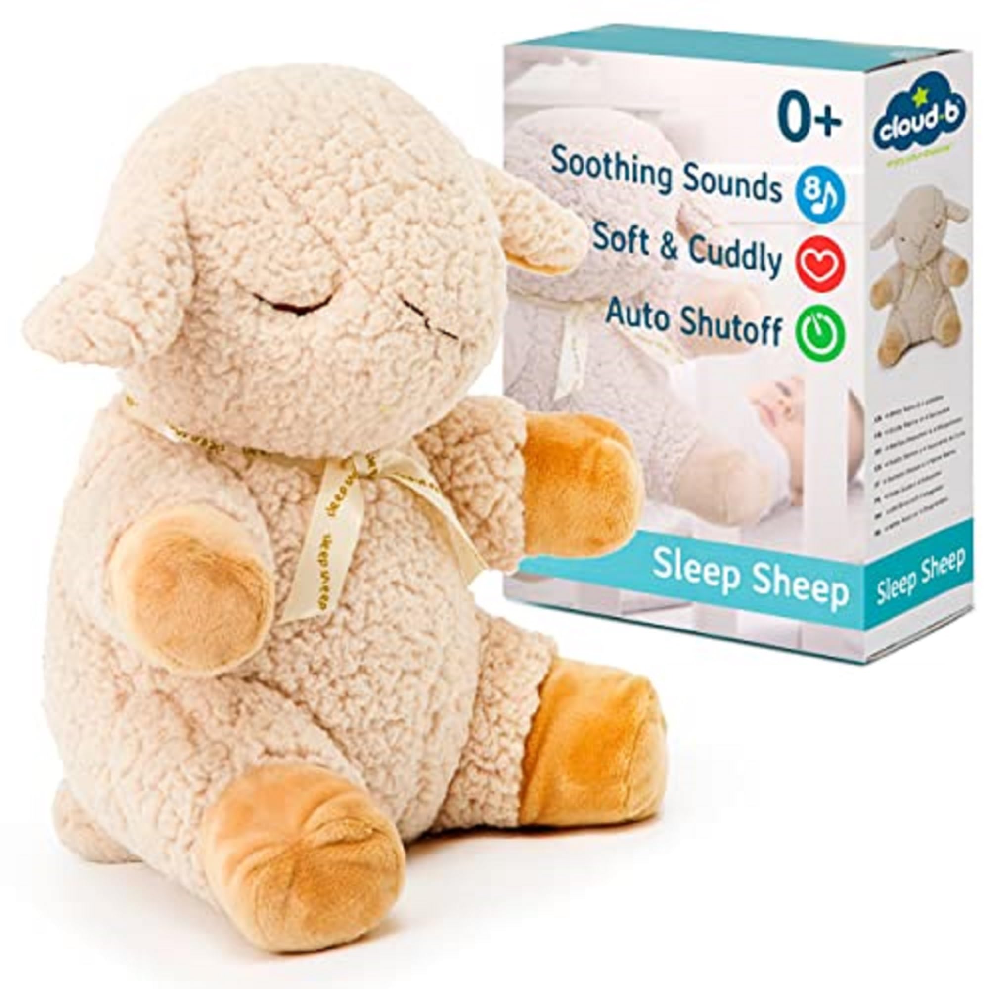 Sound Machine with White Noise Soothing Sounds | Cuddly Stuffed Animal