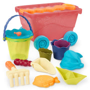 Wavy – Wagon – Red – Water Play – Travel Beach Buggy – 11 Funky Sand Toys