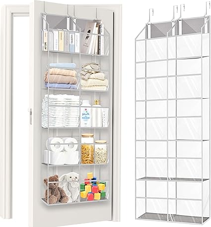 Over the Door Organizer 5 Tiers with 10 Compartments