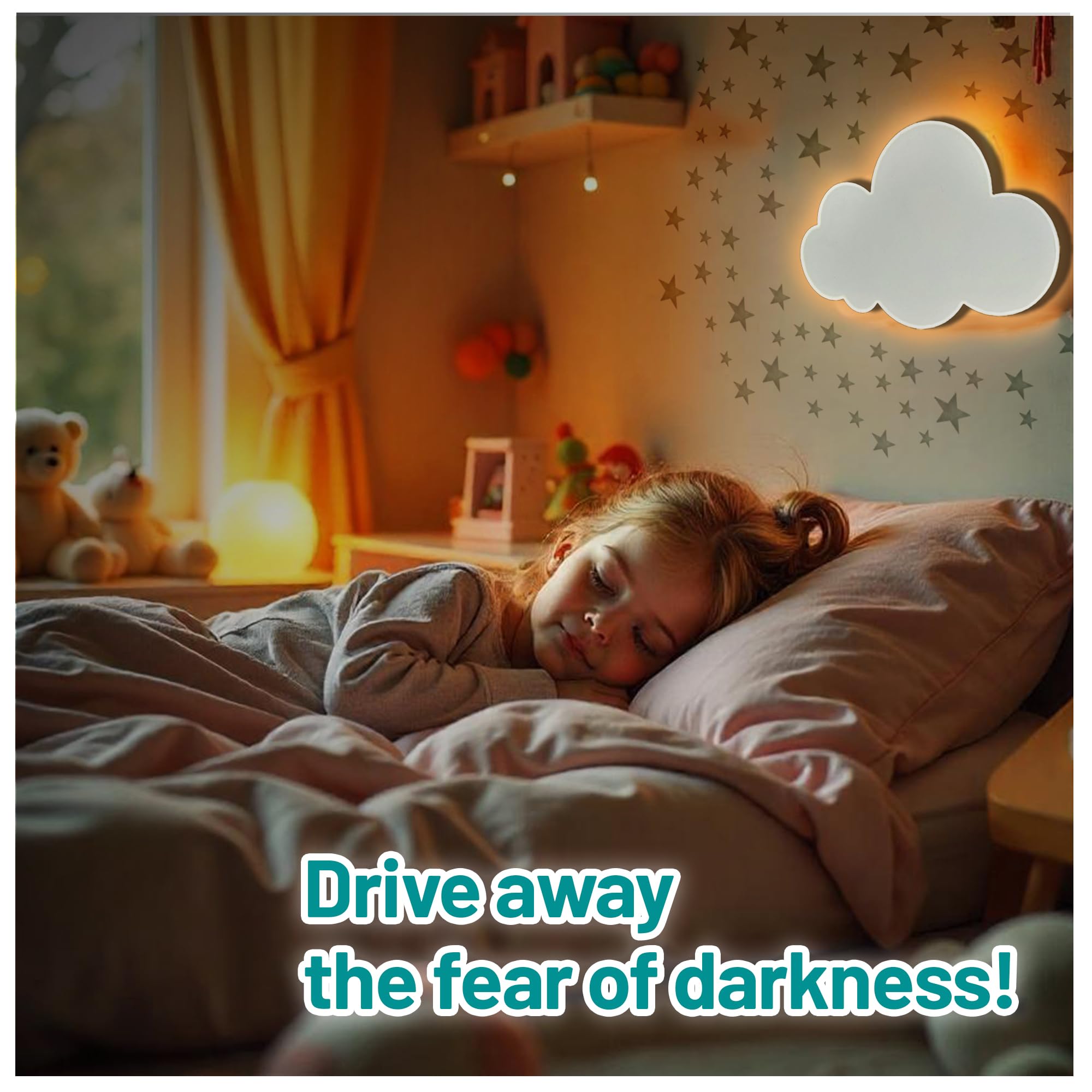 Cloud Night Light for Nursery with Remote Control