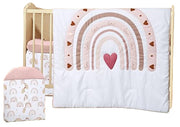 4 Pieces Baby Crib Bedding Set, Nursery Bedding Standard Size Soft Baby Bedding