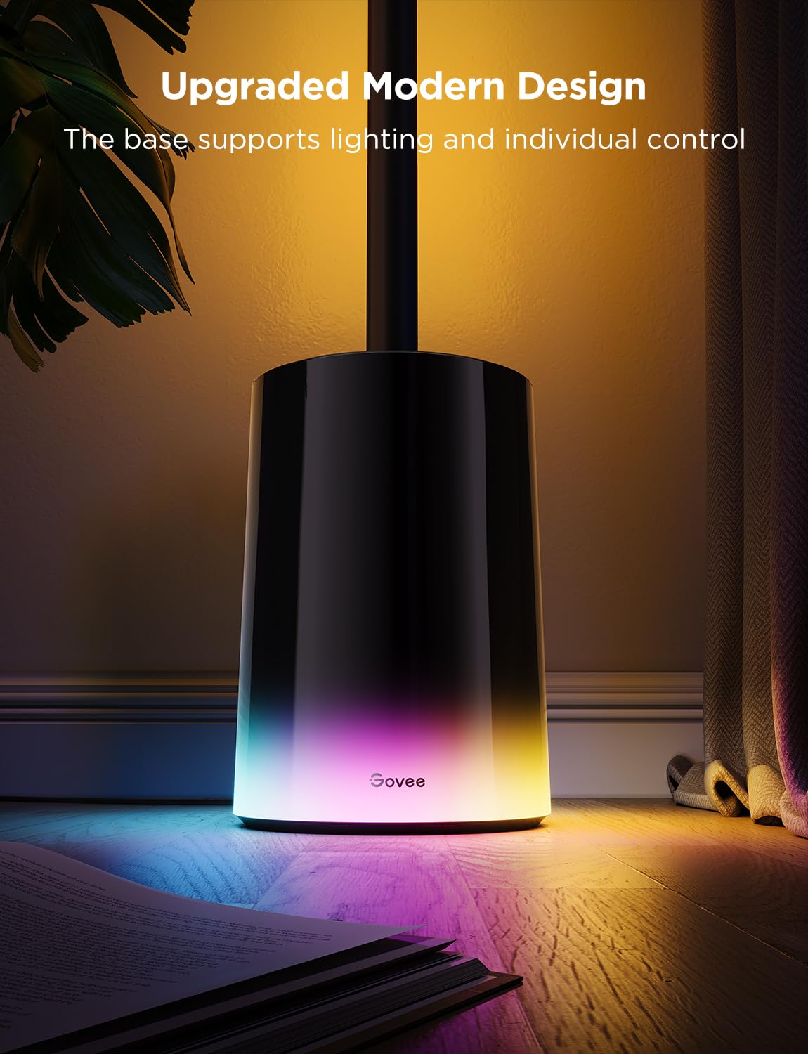 Smart RGBIC Floor Lamp with Matter Support and Music Sync