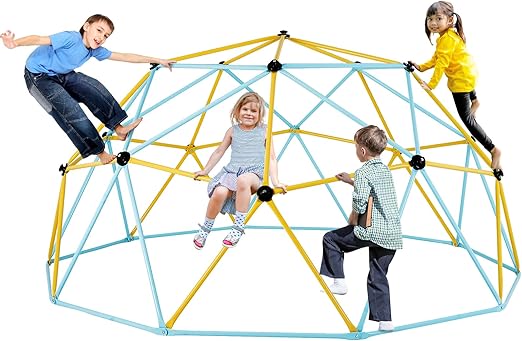 Climbing Dome, 10FT Geometric Dome Climber Play Center for Kids 3 to 10 Years Old