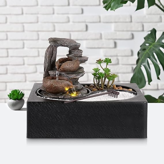 Water Fountains Indoor Waterfall Fountain Tabletop Fountain