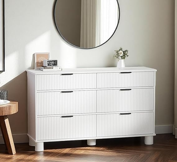 Bedroom, White Wood Chest of Drawers for Living Room