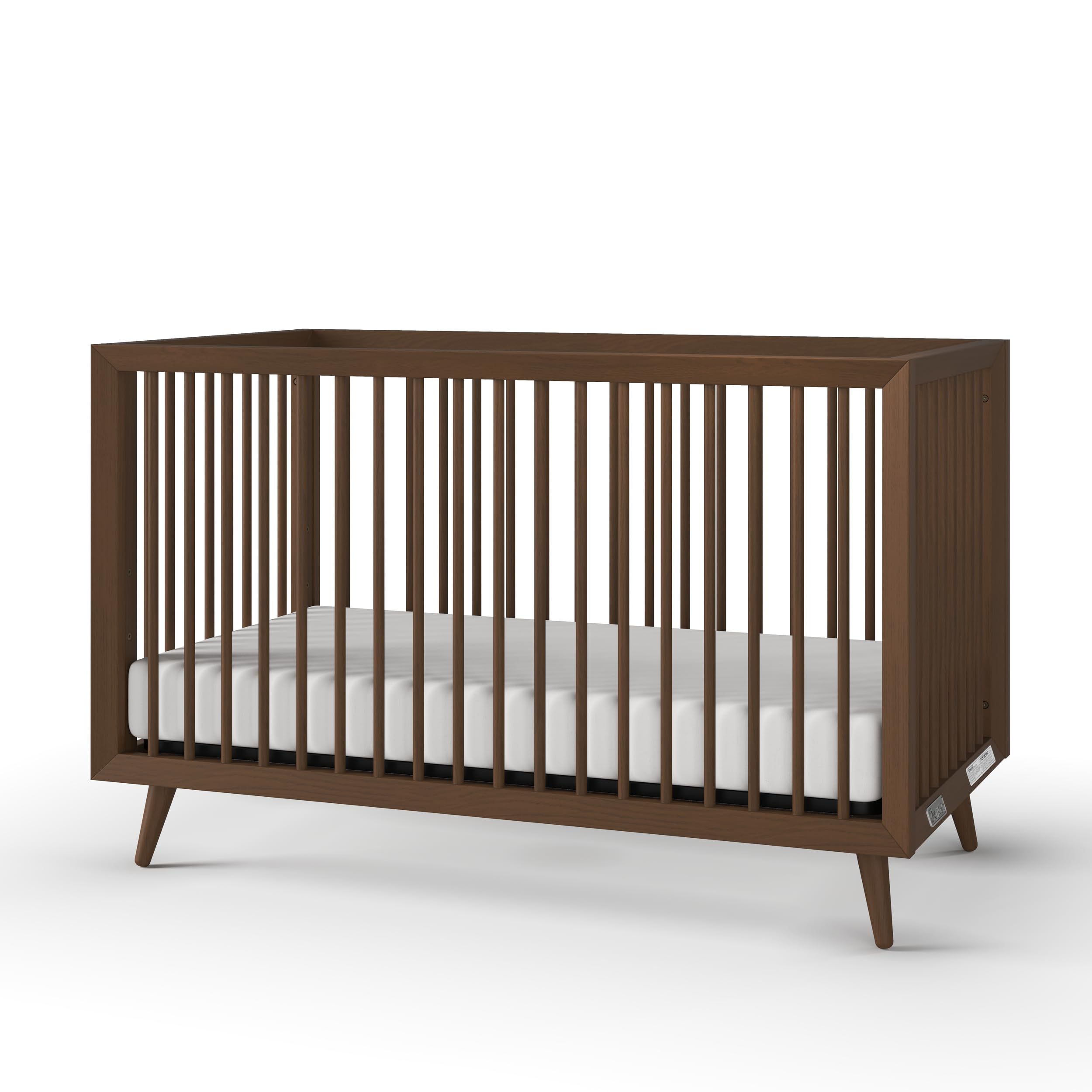 4-in-1 Convertible Crib with Adjustable Mattress Heights