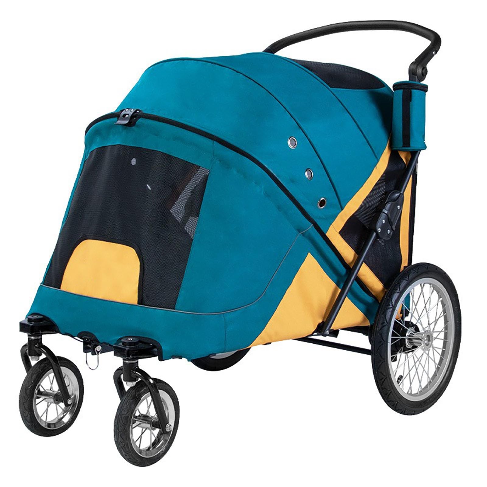 Dog Bike Trailer,Wild Travel Pet Stroller,Portable Bicycle Trailer,Cart Carrier,360°