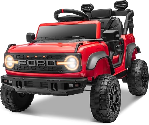 Licensed Ford Bronco Raptor Electric Ride On Jeep for Kids