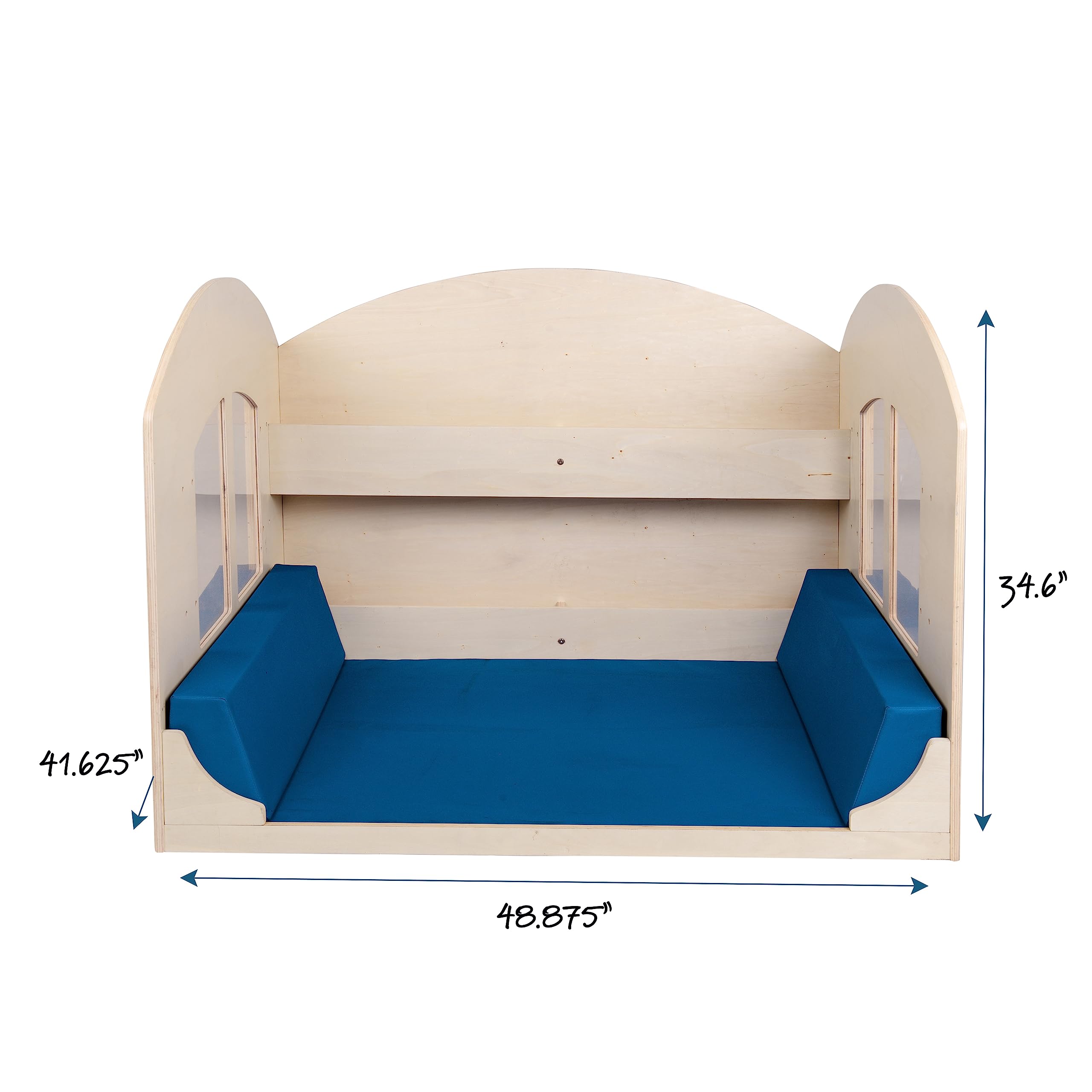 Reading Nook for Kids with Floor Mat and Backrests