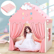 Large Pink Princess Castle Play Tent for Girls
