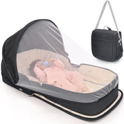 Travel Bassinet for 0-10M Baby, Portable Travel