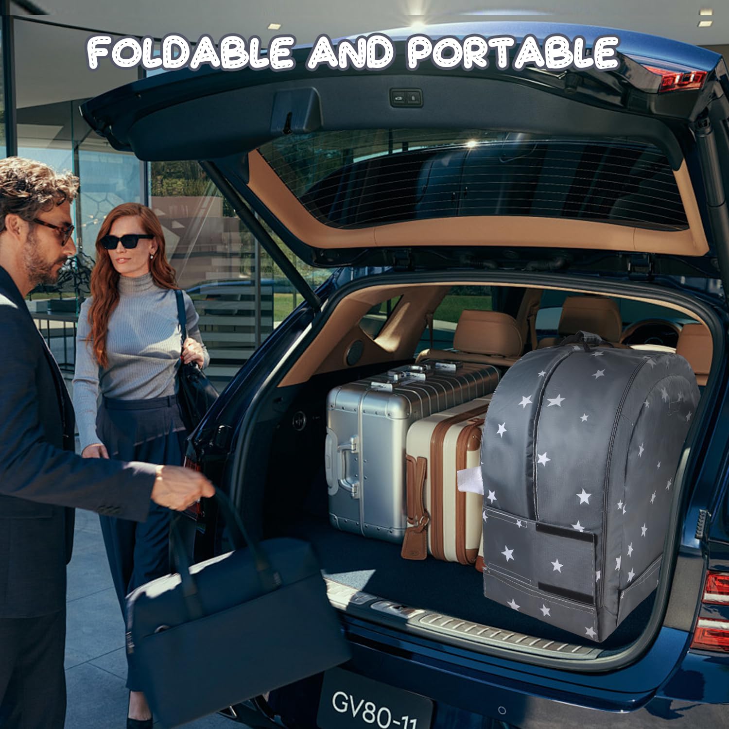 Portable Foldable Toddler Travel Bed with Storage