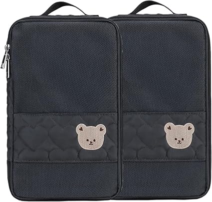 Baby Diaper Organizer - 2 Pack Waterproof Pouches