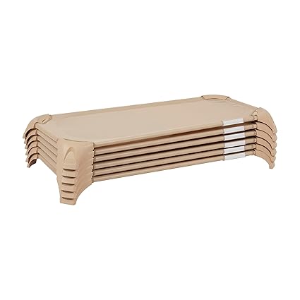 ECR4Kids Stackable Cozy Cot with Storage, Classroom Furniture