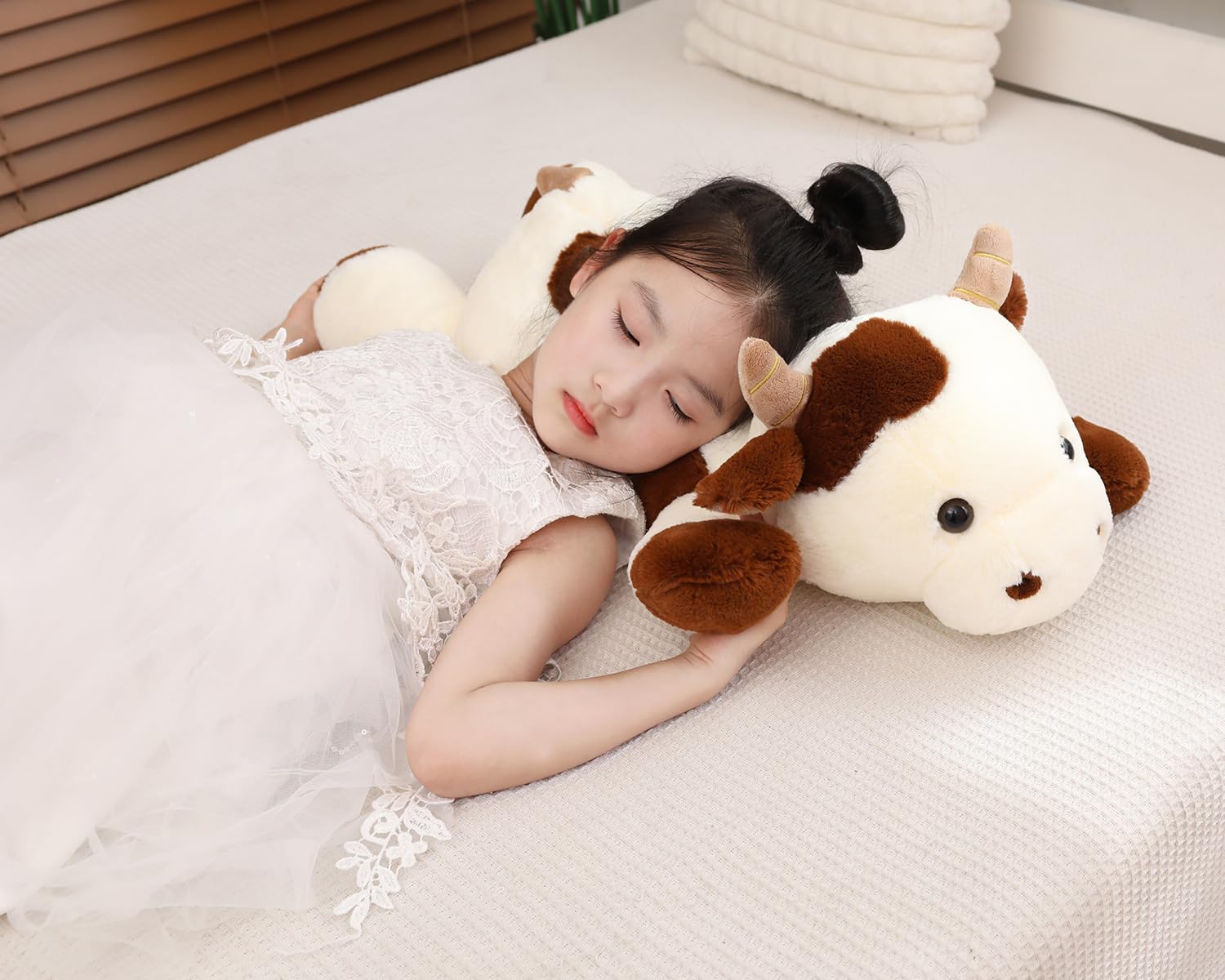 25.6 inch 5 lbs Cow Weighted Stuffed Animals