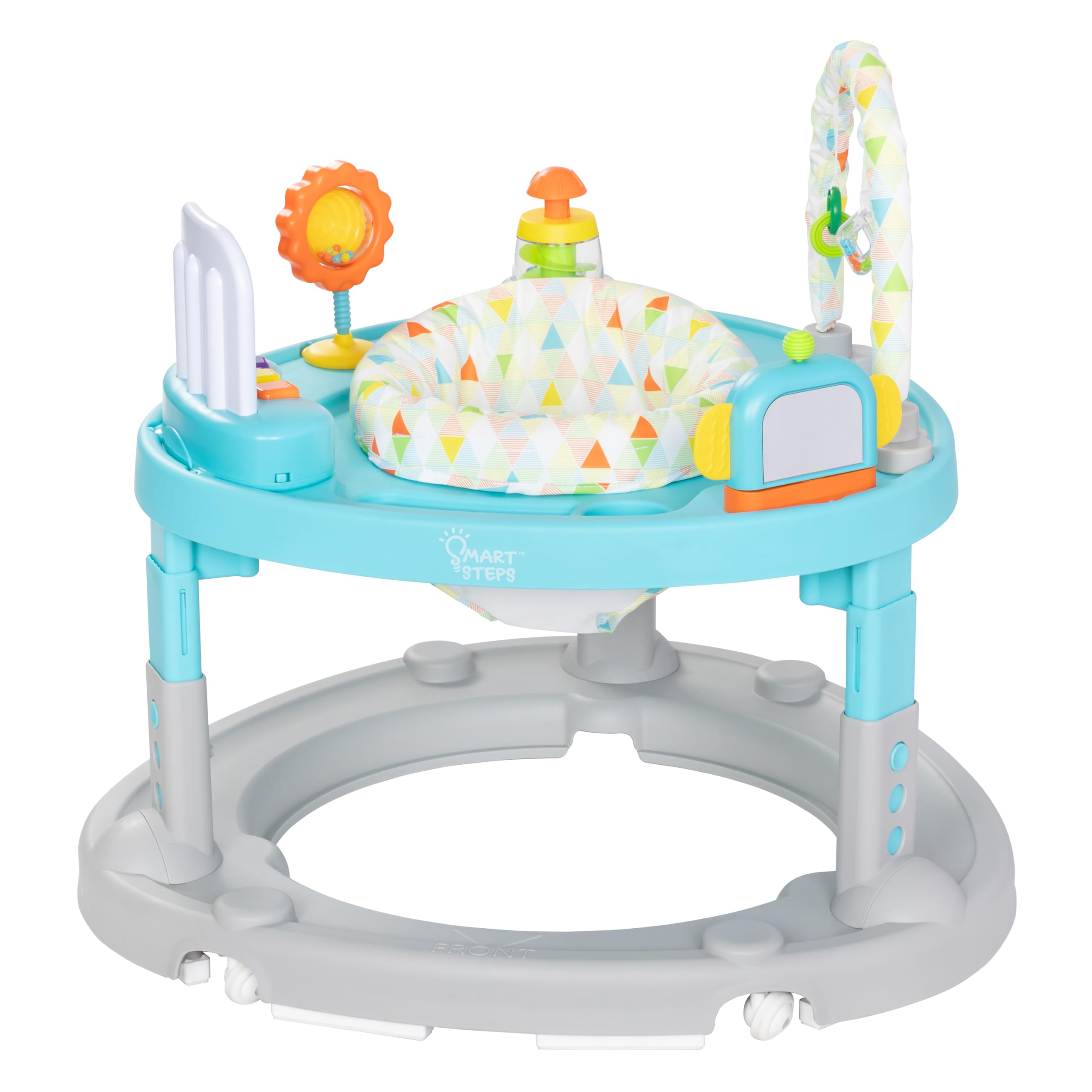 4-in-1 Activity Center Walker with Bouncer and Music