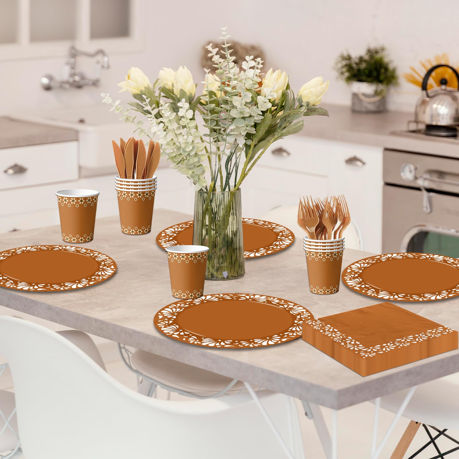 144Pcs Cielito Lindo Party Decoration, Platos De Barro Mexicanos Clay Plates Mexican