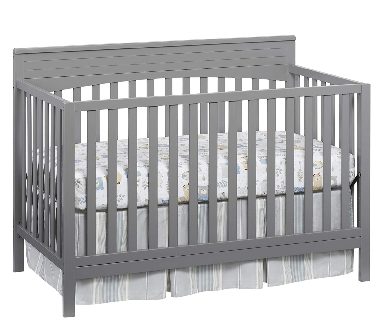 Harper 4-in-1 Convertible Crib, Dove Gray, GreenGuard Gold Certified