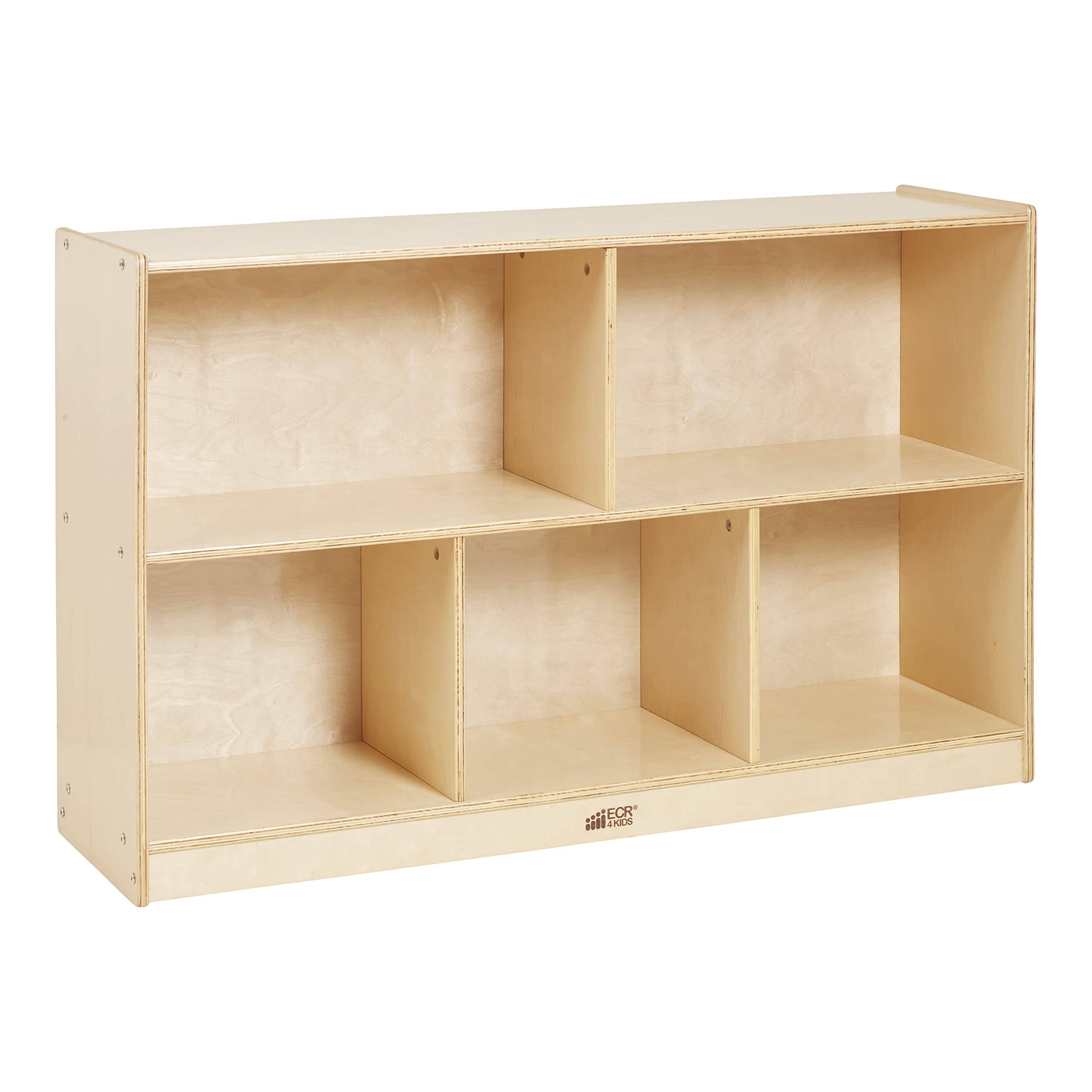 5-Compartment Mobile Storage Cabinet for Classroom