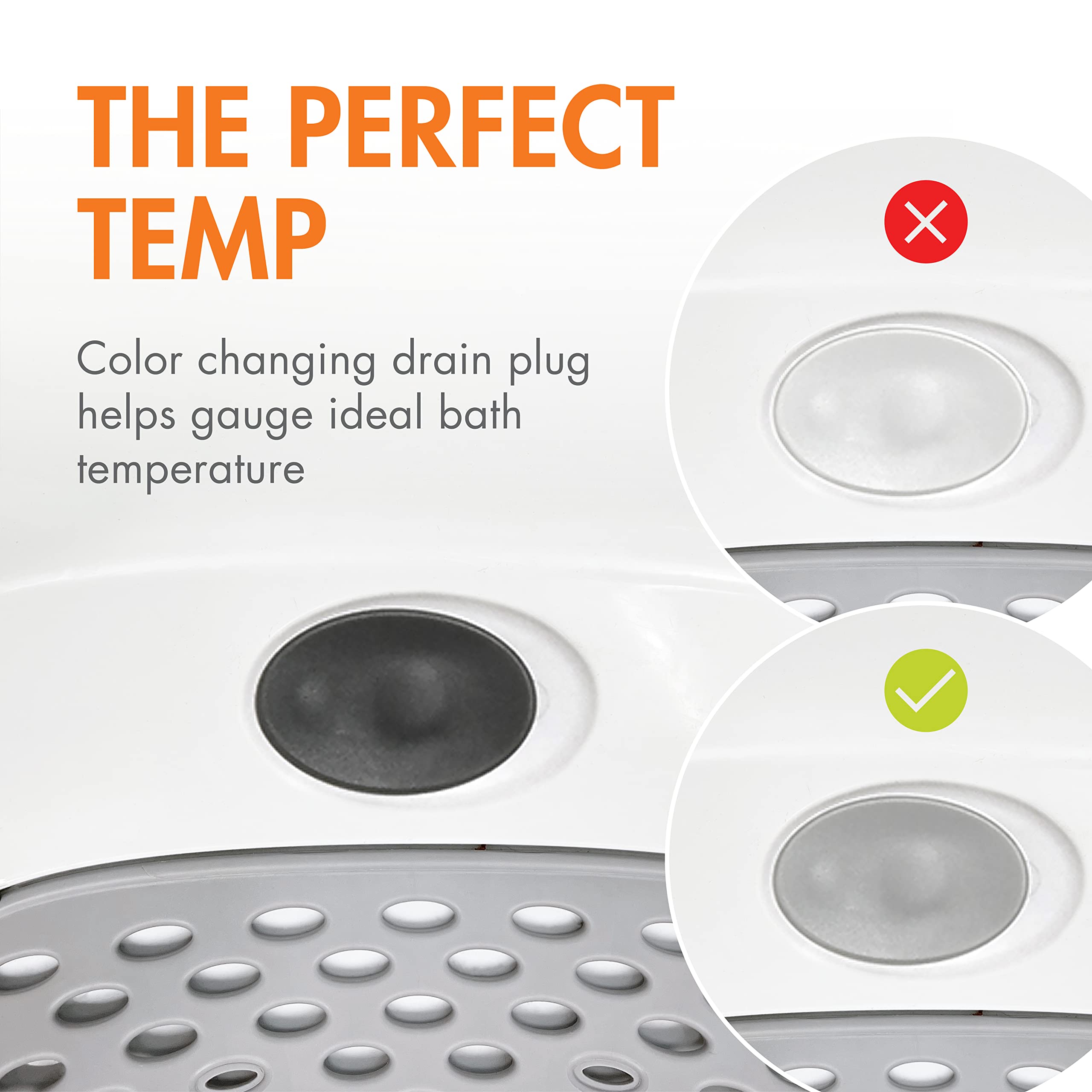 3-Stage Baby Bathtub with Adjustable Support