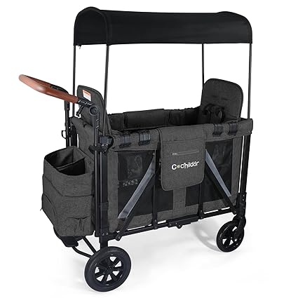 Elite 2 Seater Wagon Stroller for Kids, Foldable Stroller Wagon
