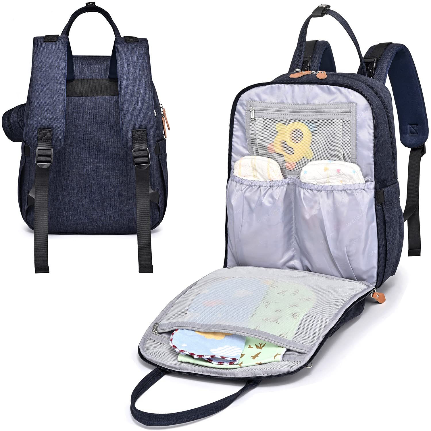 Backpack, Unisex Baby Bags with Changing pad