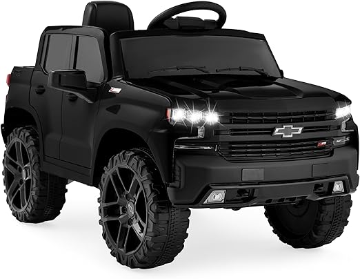 12V Licensed Chevrolet Silverado Ride On Truck, Electric Car Toy w/Parent Remote Control