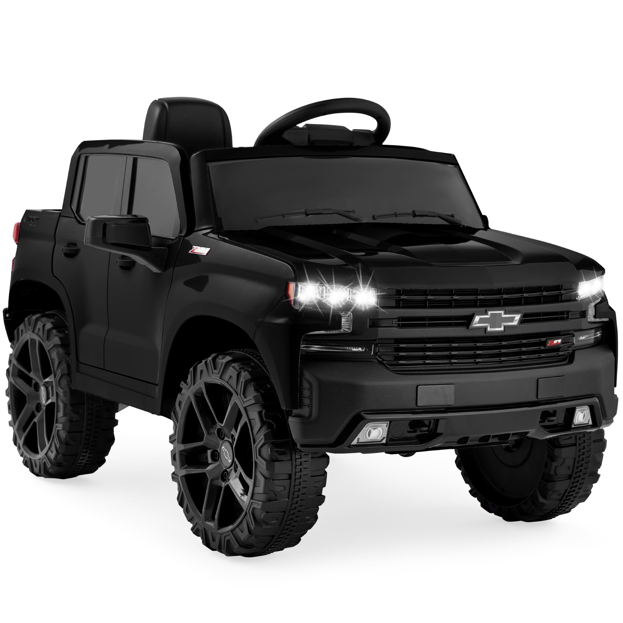 12V Licensed Chevrolet Silverado Ride On Truck, Electric Car Toy w/Parent Remote Control