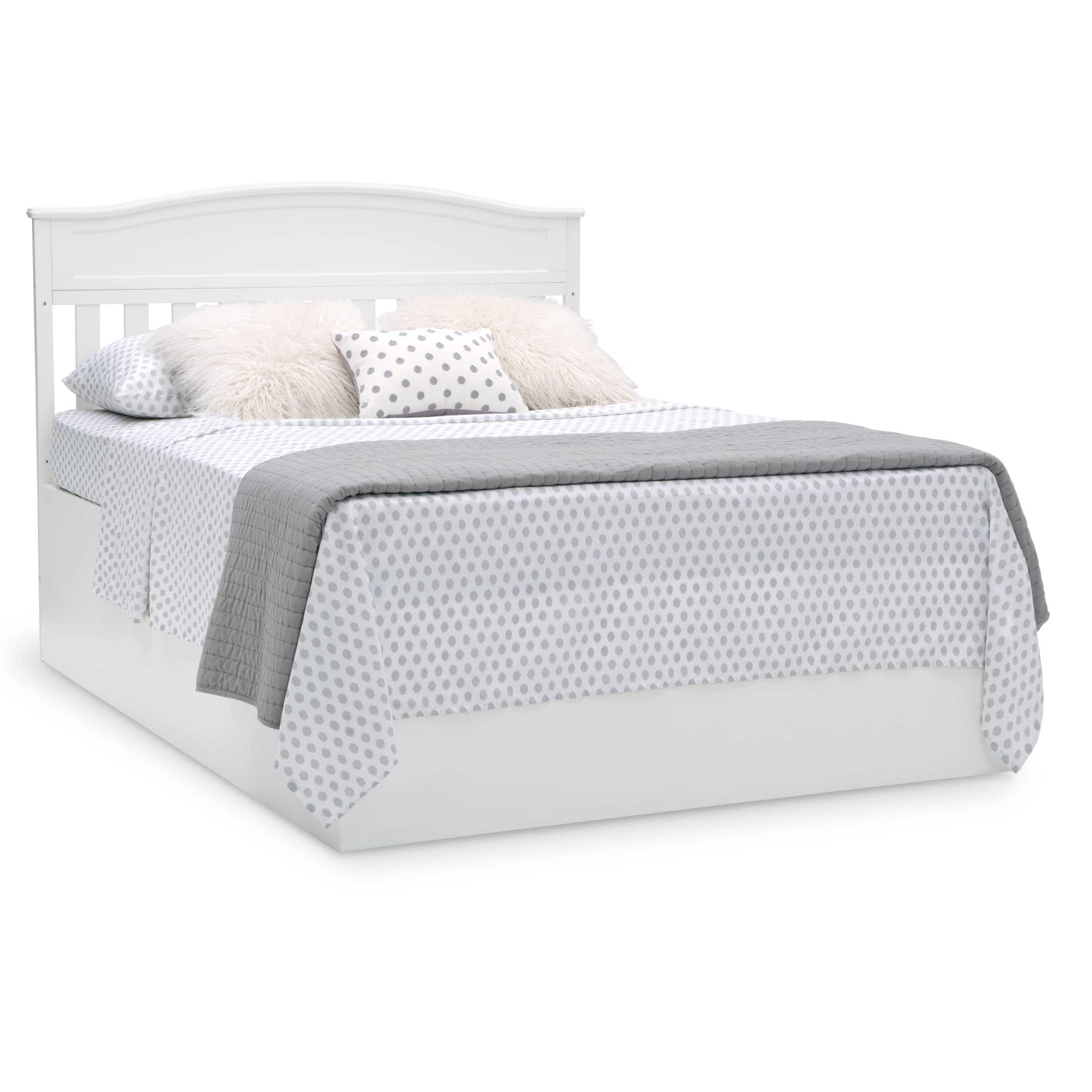 Delta Children Emery 4-in-1 Convertible Baby Crib - Greenguard Gold Certified, White
