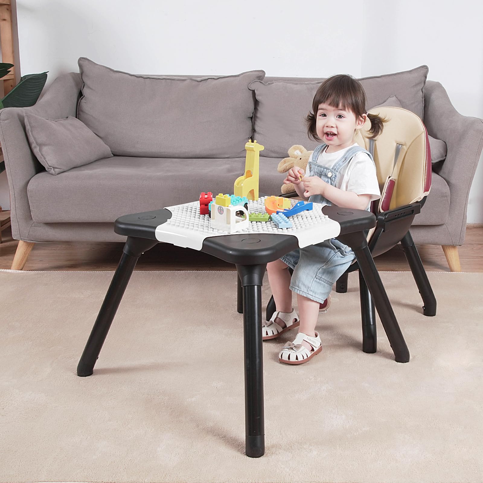 1 Baby High Chair,Convertible High Chairs for Babies