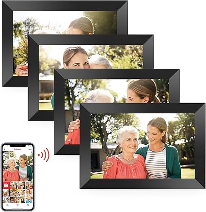 Frameo 10.1 Inch WiFi Digital Picture Frame, 1280x800 HD IPS Touch Screen Photo