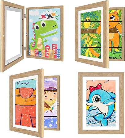 [Extra Large]Kids Art Frames 10x12.5 Inch 4 Pack Kids Artwork