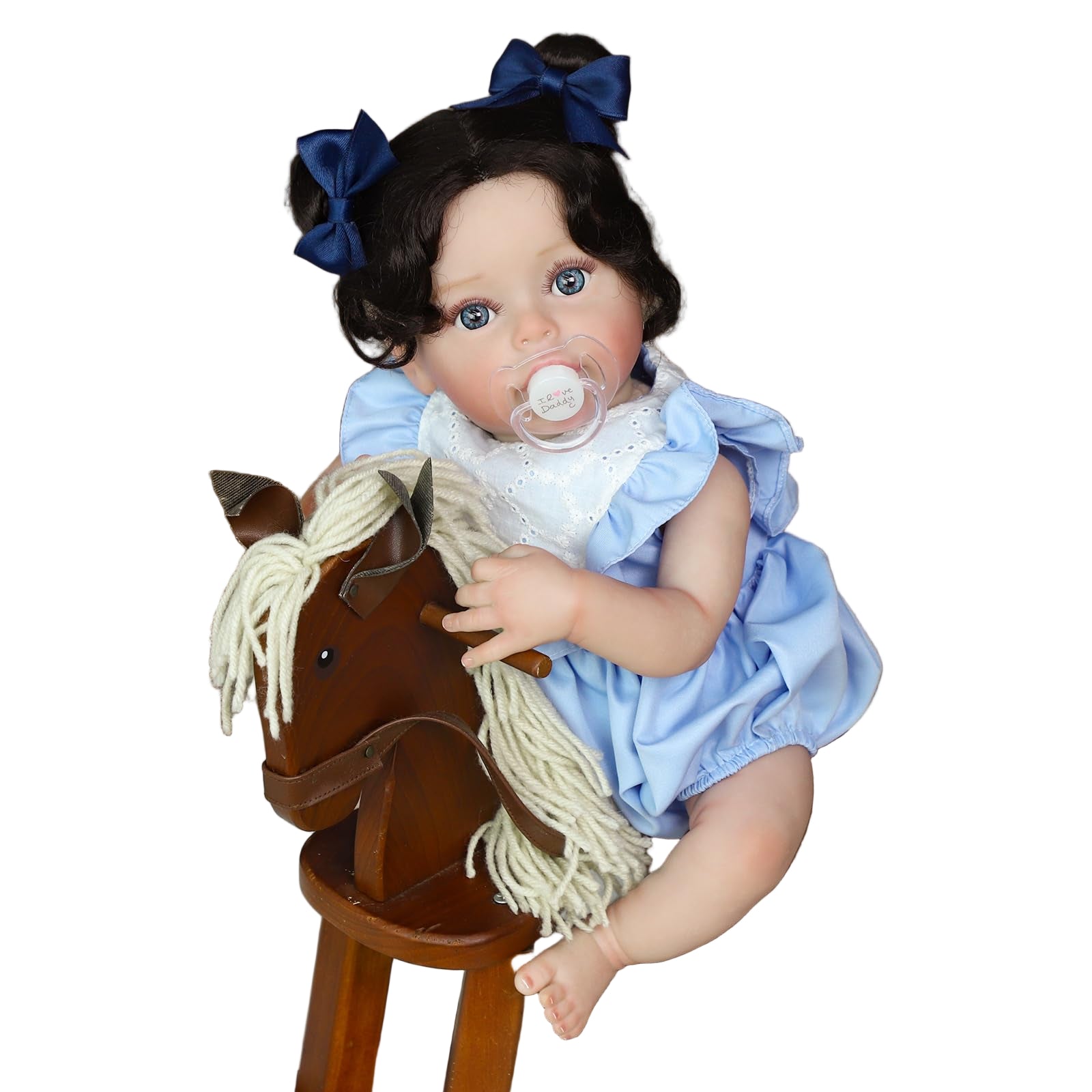 Reborn Baby Dolls Girl, 18Inch Newborn Baby Doll with Soft Weighted Cloth Body, Lifelike