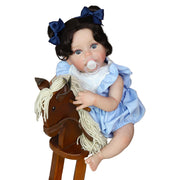 Reborn Baby Dolls Girl, 18Inch Newborn Baby Doll with Soft Weighted Cloth Body, Lifelike