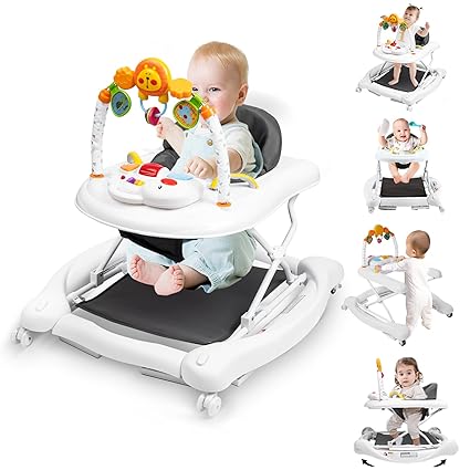 Baby Walker, 5-in-1 Baby Walkers for Boys and Girls 6-12 Months