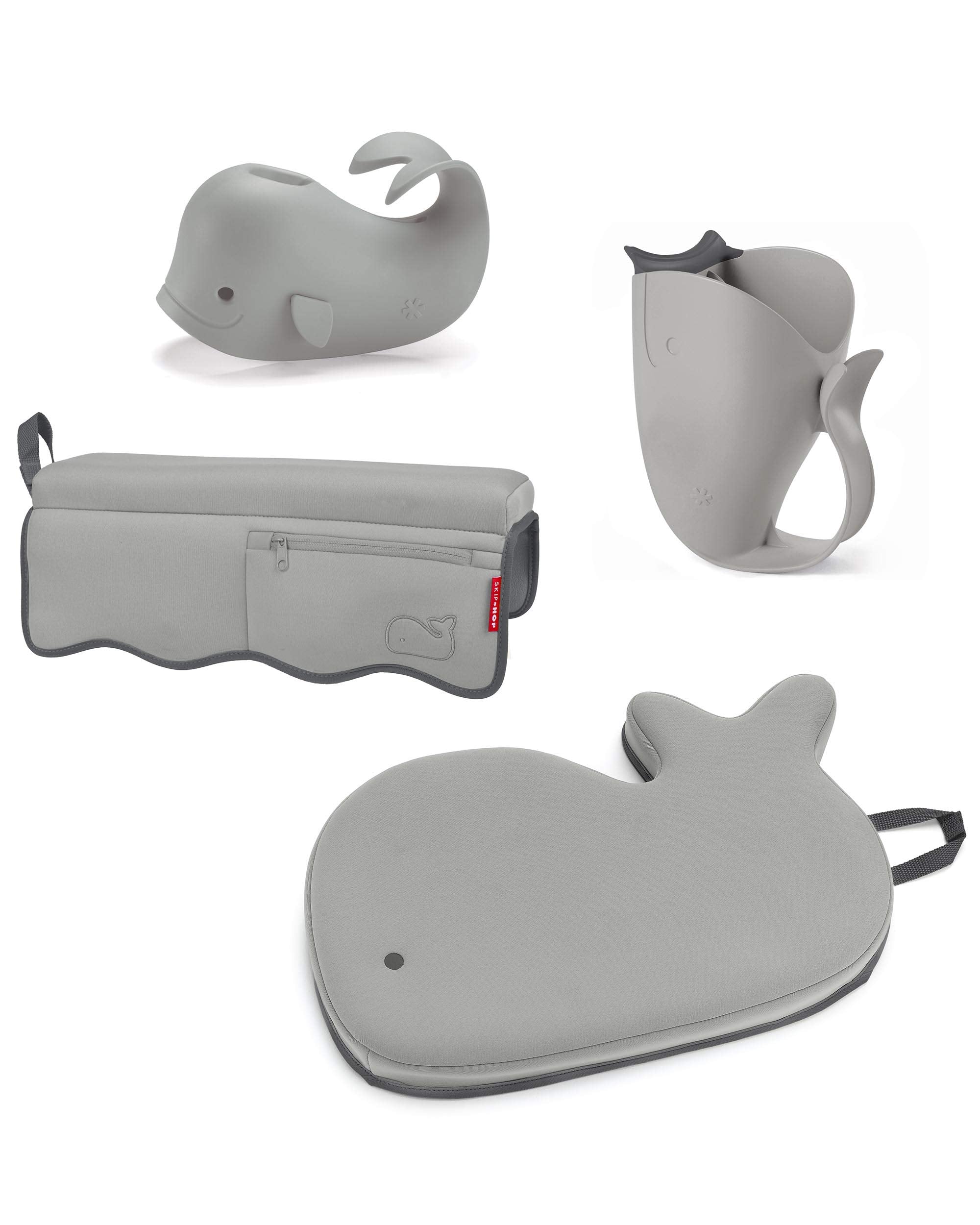 Baby Bath Essentials Set Grey