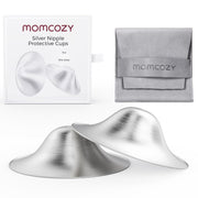 Silver Nursing Cups, Hole-Free Design, 999 Silver Nipple Shields, Breastfeeding Essentials