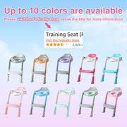 Fedicelly Potty Training Toilet Seat Boys Girls,Toddlers,Kids Potty Chair with Step Stool Ladder（Gray/Orange）