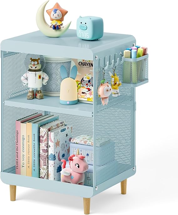 Kids Nightstand,Kids Bedside Table,Teen Girls Night Stand,Toddler