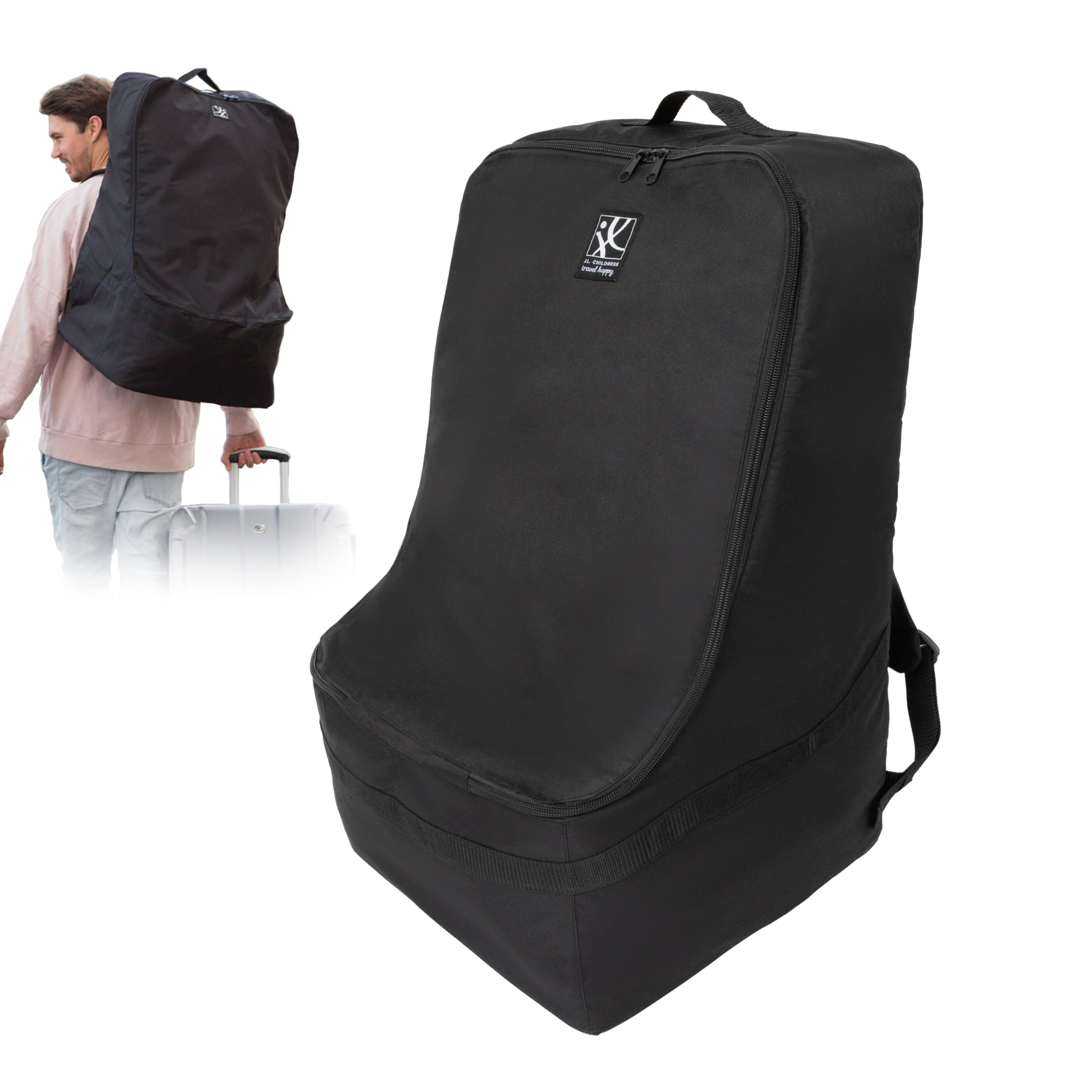 Padded Backpack Car Seat Bag - Travel Bag for Airplane