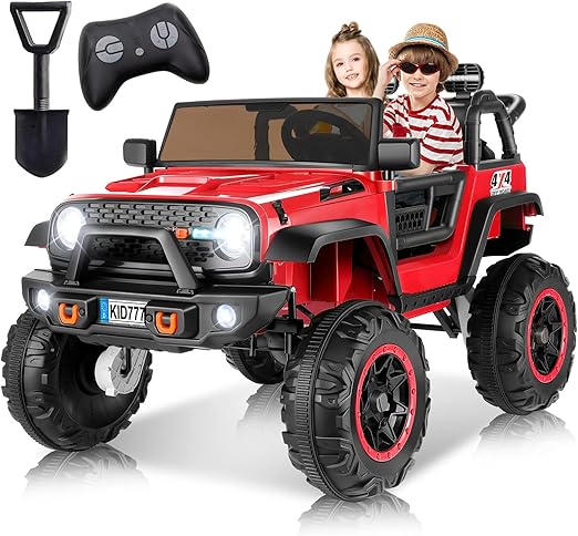 24V Ride on Car for Kids,2 Seater Electric Truck with Remote Control