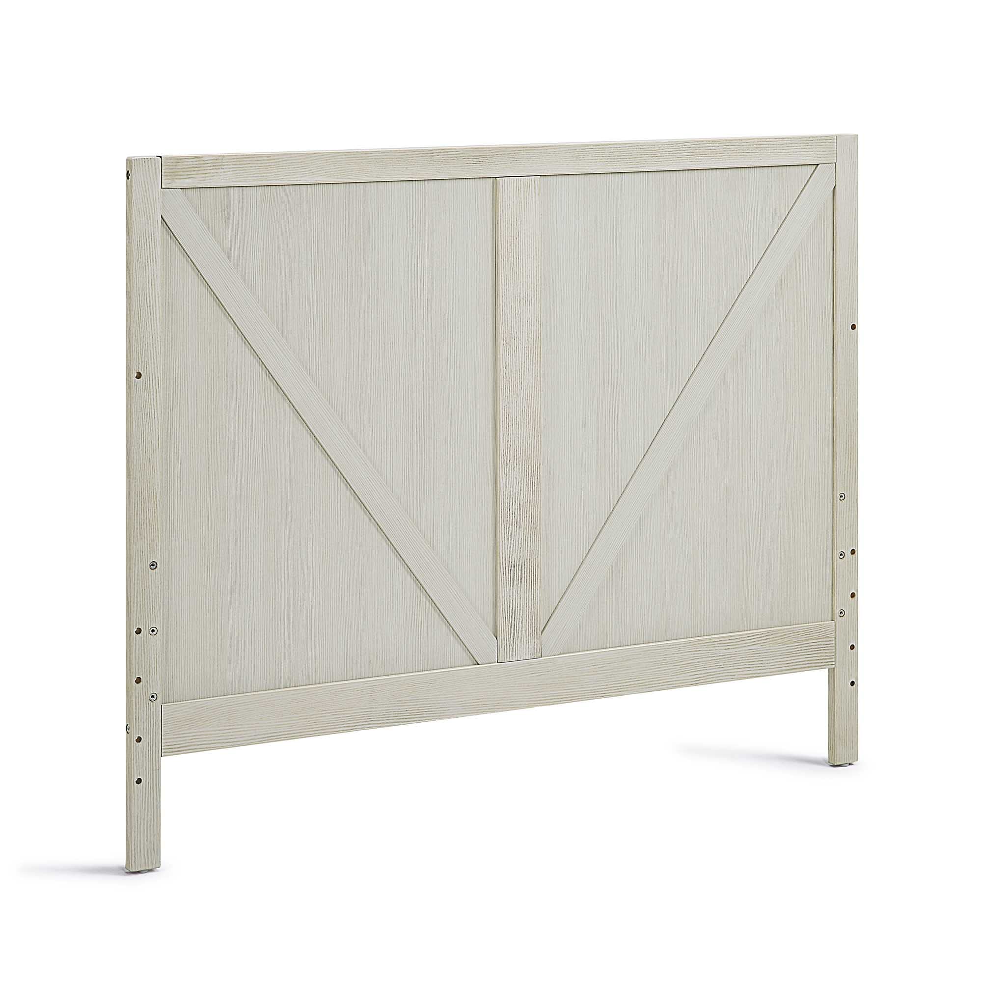 4-in-1 Convertible Crib in Washed Gray