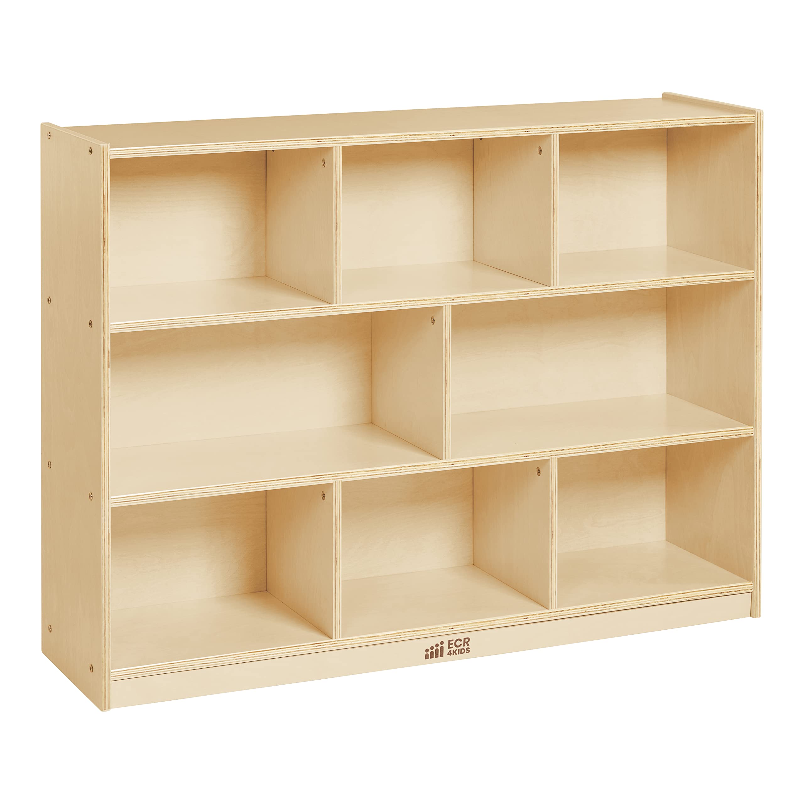 8-Compartment Mobile Storage Cabinet for Classroom and Playroom