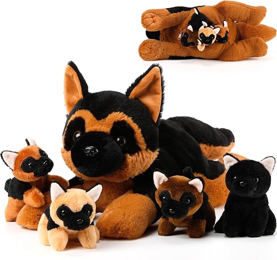 5 Pcs Dog Stuffed Animal Puppy Stuffed Animal