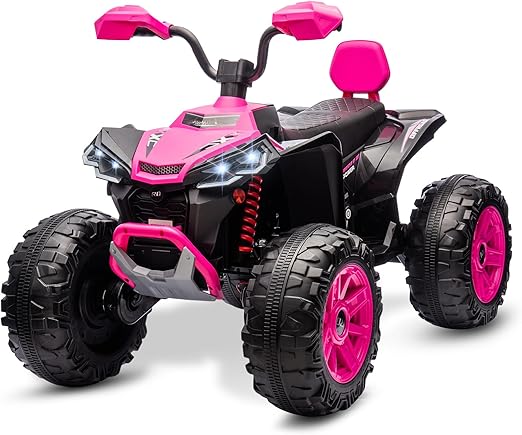 Kids ATV 4 Wheeler Ride on Eletric Motorcycle, 24V Battery Powered, KidsElectric Toy Car